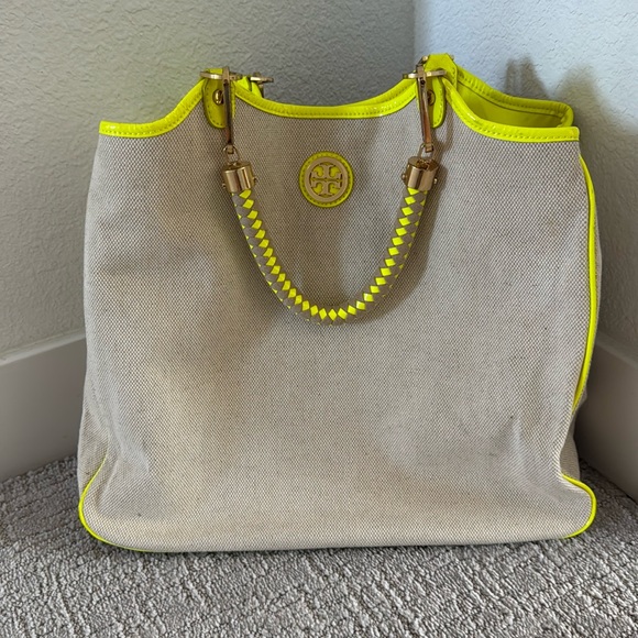 TORY BURCH CLIMBING ROPE CHANNING TOTE BAG - Picture 2 of 3